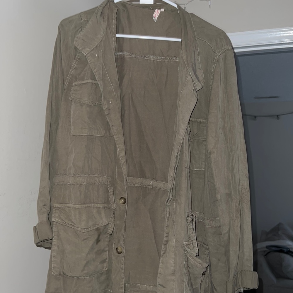 Army green jacket